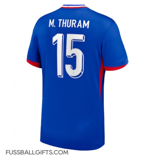 Frankreich Marcus Thuram #15 Fußballbekleidung Heimtrikot EM 2024 Kurzarm